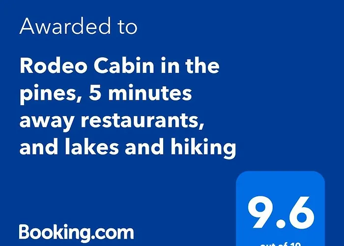 Rodeo Cabin In The Pines, 5 Minutes Away Restaurants, And Lakes And Hiking